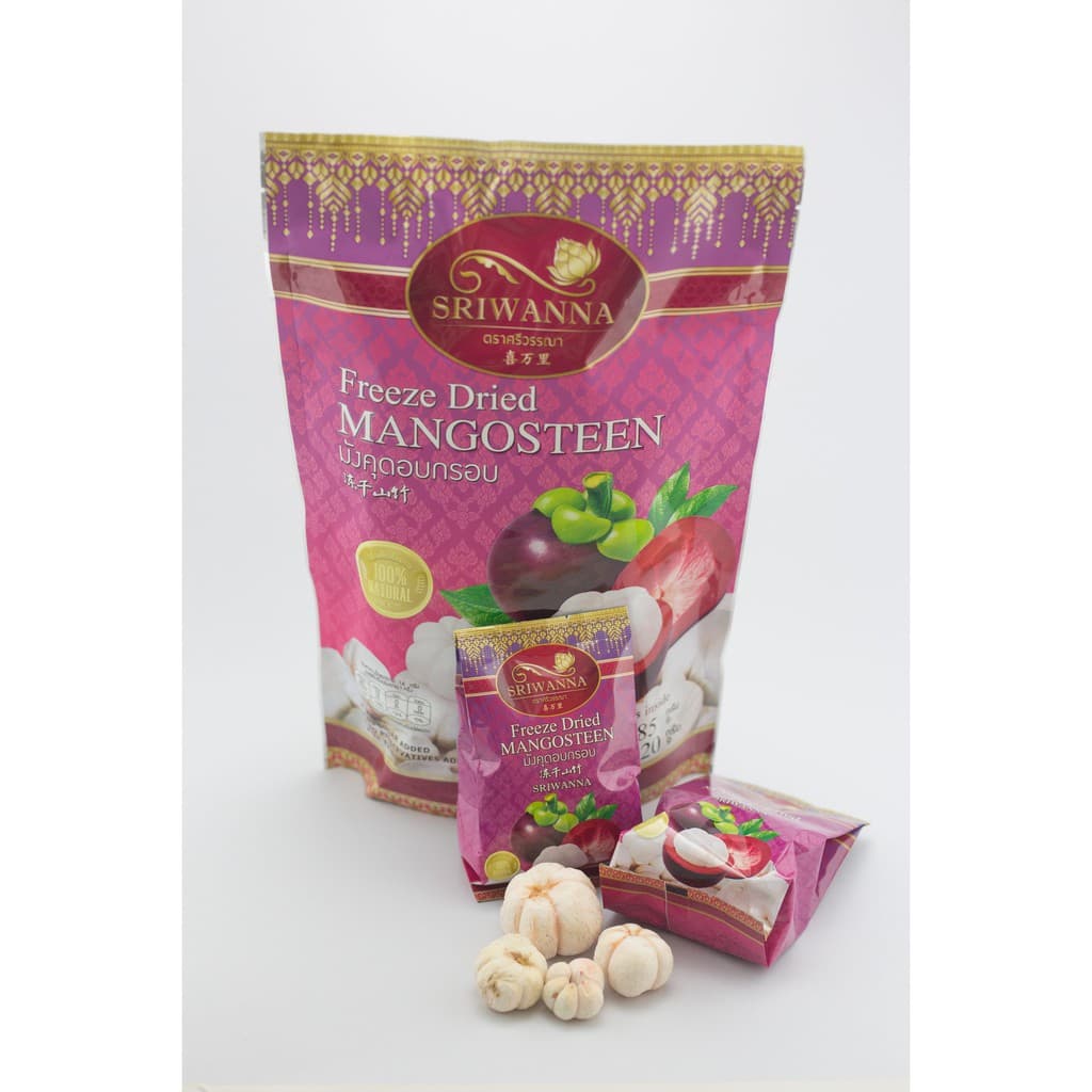 ศรีวรรณา มังคุดอบกรอบ 220g Freeze Dried Mangoteen รูปที่ 3
