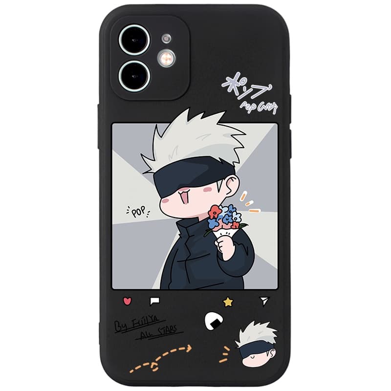 Jeero เคสไอโฟน เคสซิลิโคนนุ่มขอบเหลี่ยมกันกระแทกการ์ตูนอนิเมะตลก เคสโทรศัพท์ Compatible for iPhone 17 Air 16 15 14 13 12 11 Pro Max SE 2020 X XR XS 8 7 6 6S Plus พลัส HFF230 รูปที่ 9