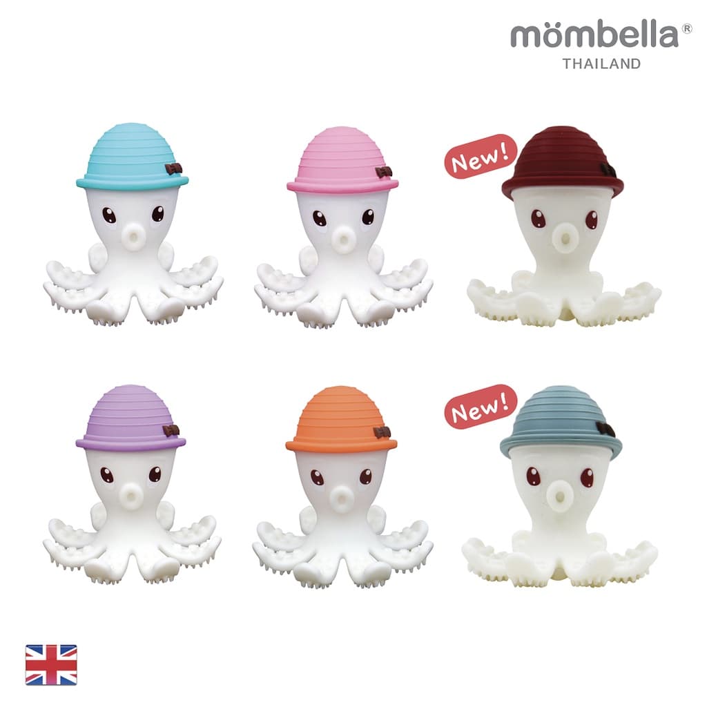 Mombella ยางกัดปลาหมึกมัมเบล่า ของแท้จากอังกฤษ ปลอดภัยมี มอก. ยางกัดซิลิโคนนิ่มส่งเสริมพัฒนาการ BPA Free Teethers รูปที่ 8