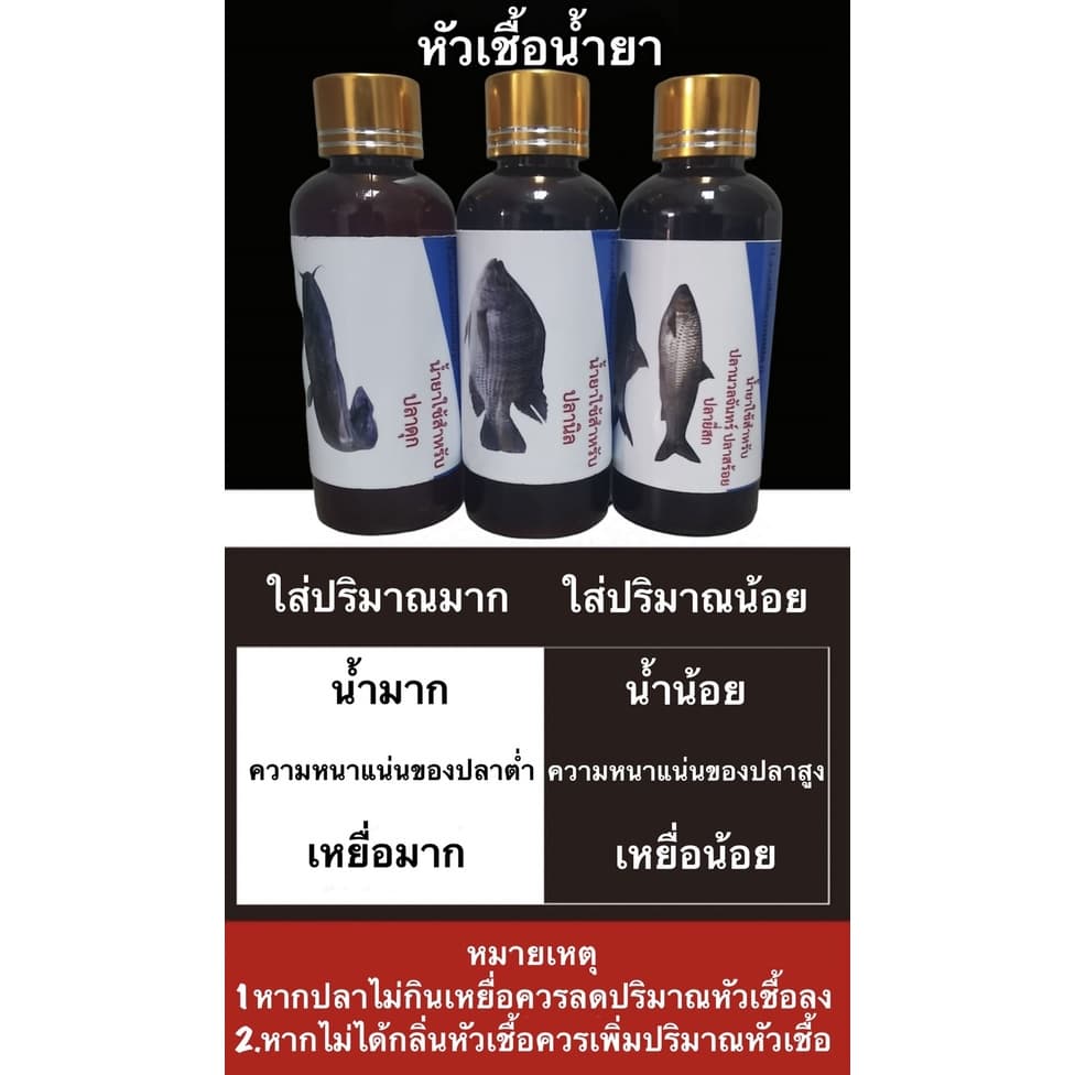 หัวเชื้อน้ำยาสำหรับตกปลา หัวเชื้อตกปลาแบบขวด หัวเชื้อตกปลา หัวเชื้อผสมอาหารปลา น้ำยาผสมอาหาร หัวเชื้อผสมเหยื่อตกปลา รูปที่ 1