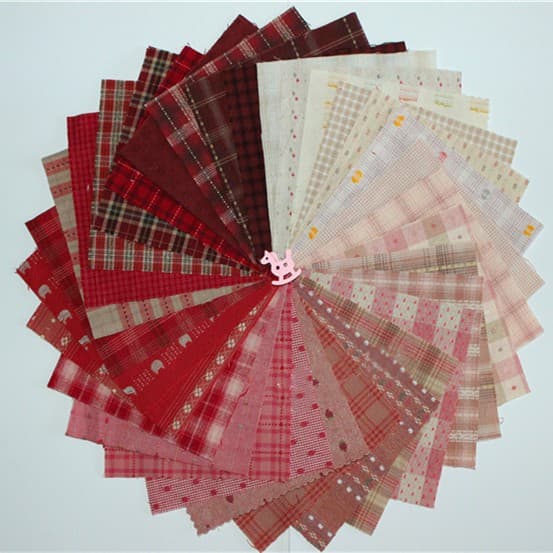 9*12 ซม.ญี่ปุ่นเส้นด้ายย้อมผ้าทําด้วยมือ DIY Patchwork ผ้าฝ้าย 100% kain สําหรับเย็บตุ๊กตาผ้านวมผ้า Bundle 50 ชิ้น/ล็อต รูปที่ 5