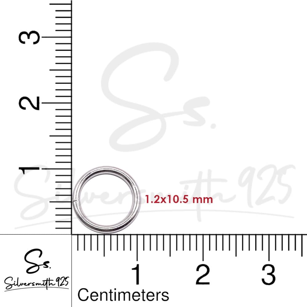 ห่วงปิด เงินแท้92.5% ห่วงเงิน ขนาด 4.0-10.5 มิล ห่วงเครื่องประดับ รูปที่ 8