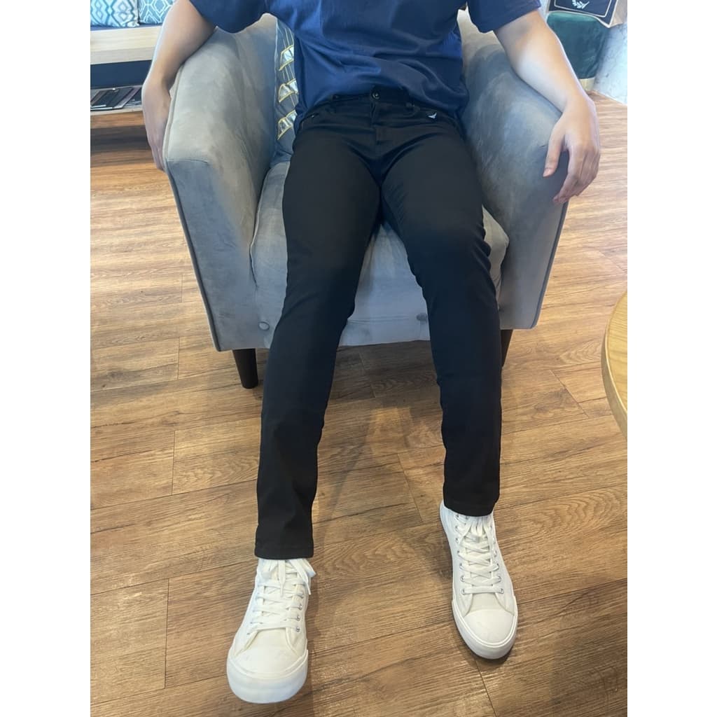 ‍ กางเกงยีนส์ผู้ชาย ขาเดฟ ทรงสกินนี่ ผ้ายืด‍ skinny jeans men รูปที่ 7