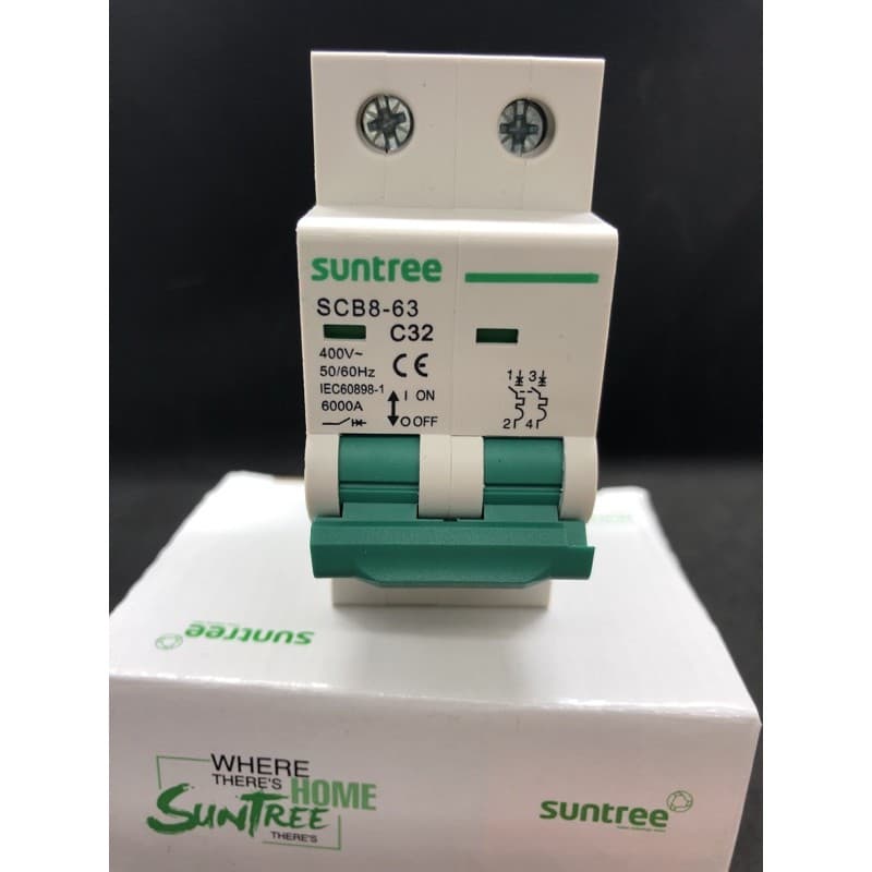 Suntree AC เบรกเกอร์ C 32Aและ ุ63A รุ่น SCB 8-63 C32/C63 รูปที่ 1