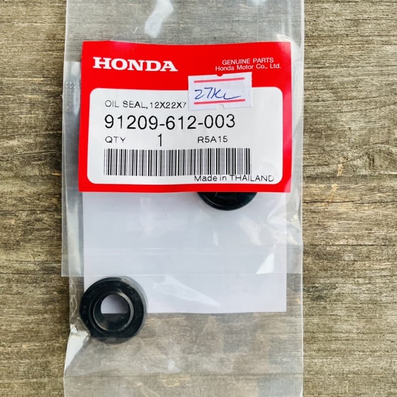 HONDA ซีลเกียร์ แท้โนวา , NOVA , MTX , NSR , DASH ขนาด 12-22-7 รหัสสินค้า 91209-612-003 .. รูปที่ 1