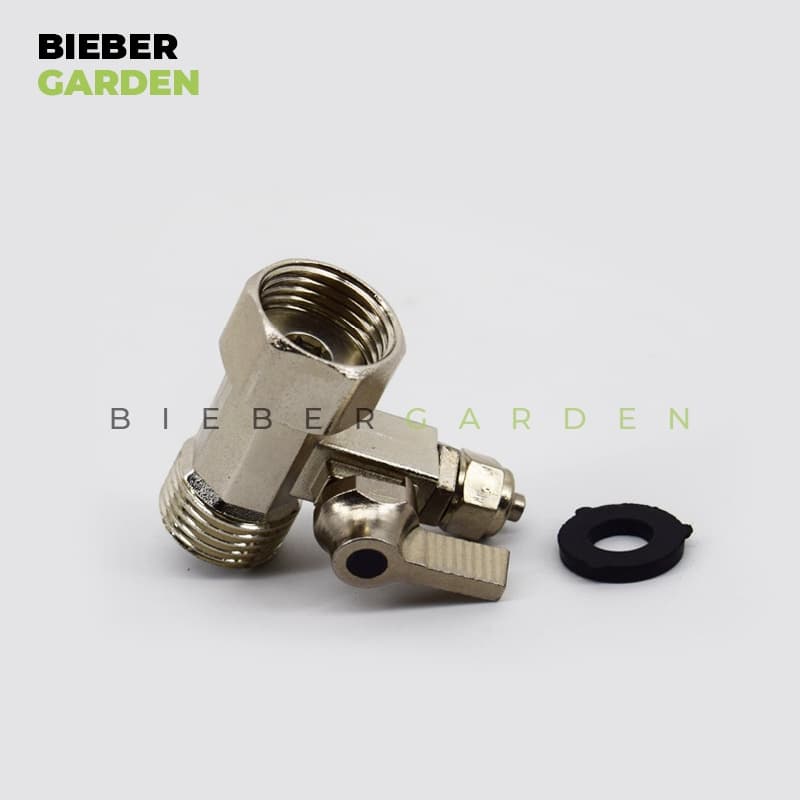 วาล์วเครื่องกรองน้ำ ข้อต่อเครื่องกรองน้ำ สามทางเกลียว 1/2" 4หุน ต่อสาย2หุน 1/4 T-WAY CONNECTOR รูปที่ 4
