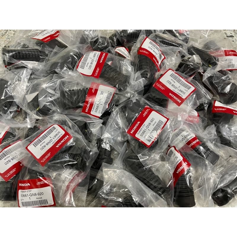 ‼แท้ศูนย์‼ยางพักเท้าหน้า Wave125​ I/R/S​ WAVE125​ Wave100​ Dreem​125 50661-GN8-920 รูปที่ 1