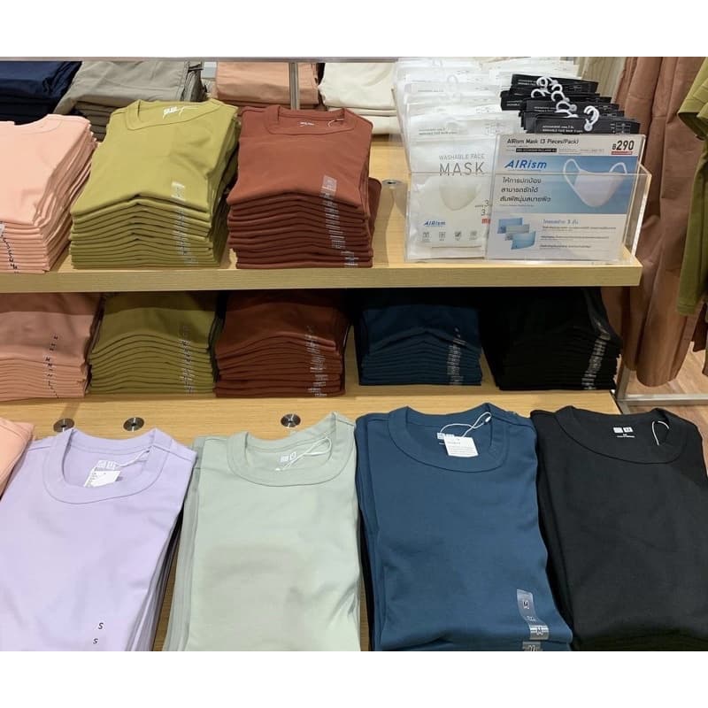 SALE ตาแตก เสื้อยืด uniqlo women ของใหม่ ป้ายห้อย แท้% ไม่มีค่าหิ้ว รูปที่ 3