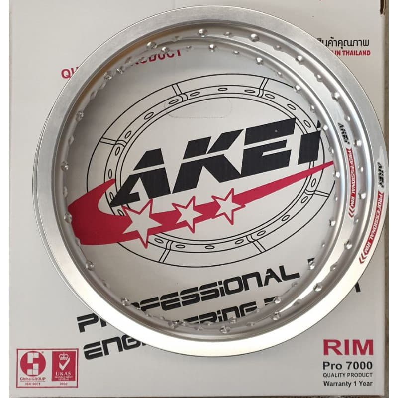 วงล้อ AKEI ขอบ 14 ขนาด 1.60×14, 1.40×14,1.85×14 ของแท้ เกรดพรีเมี่ยม ล้อหนา สีสวย แข็งแรง สำหรับรถออโตเมติก รูปที่ 8