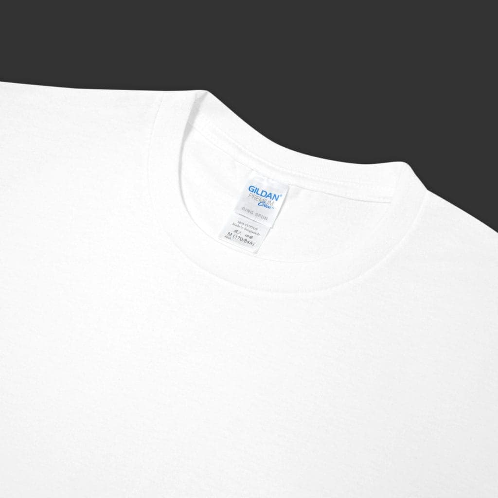 GILDAN® พรีเมี่ยม เสื้อยืดแขนสั้น - ขาว 30N รูปที่ 5
