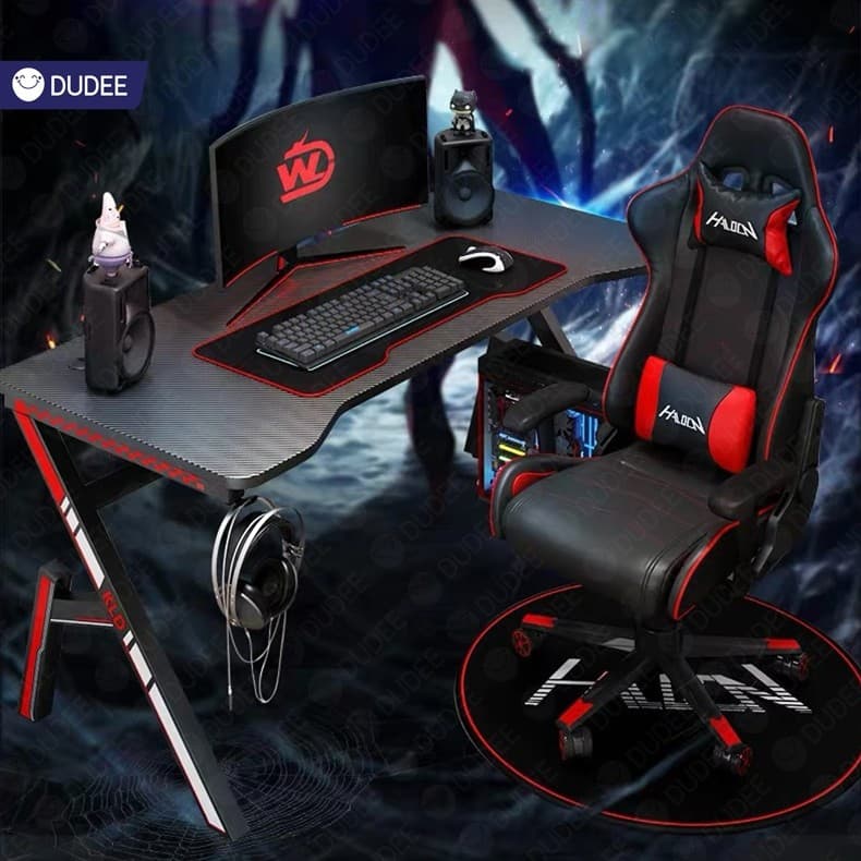 DUDEE โต๊ะเกมมิ่ง วางคอมพิวเตอร์เกมมิ่ง สำหรับอีสปอร์ตGaming Desk รูปที่ 2