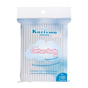 แคริสม่า สำลีก้านจิ๋ว 100 ก้าน | Karisma Cotton buds mini 100 buds #6777 รูปที่ 2