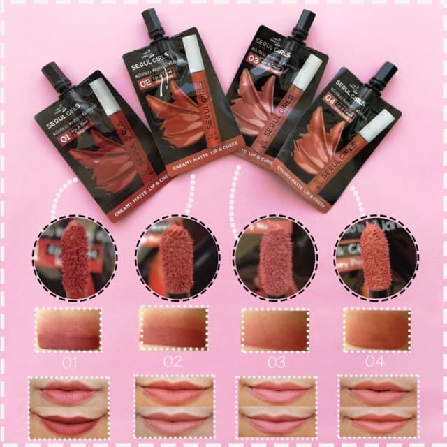 Nami Make Up Pro Seoul Girls Creamy Long-Lasting Eyeshadow ลิปซองนามิ ทาตาซอง รูปที่ 4
