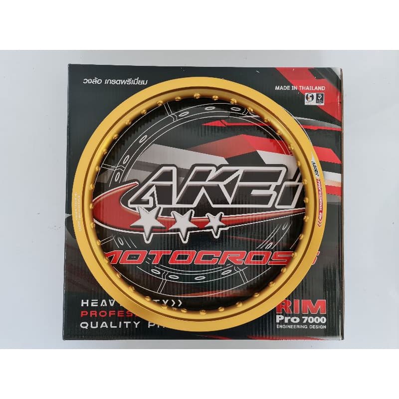 วงล้อ AKEI MOTOCROSS 1.40×19,1.40×16,1.60×16,1.60×19,1.60×17,1.85×16,1.85×17,2.15×17,1.60×18,1.85×18,1.60×21 36รู รูปที่ 3