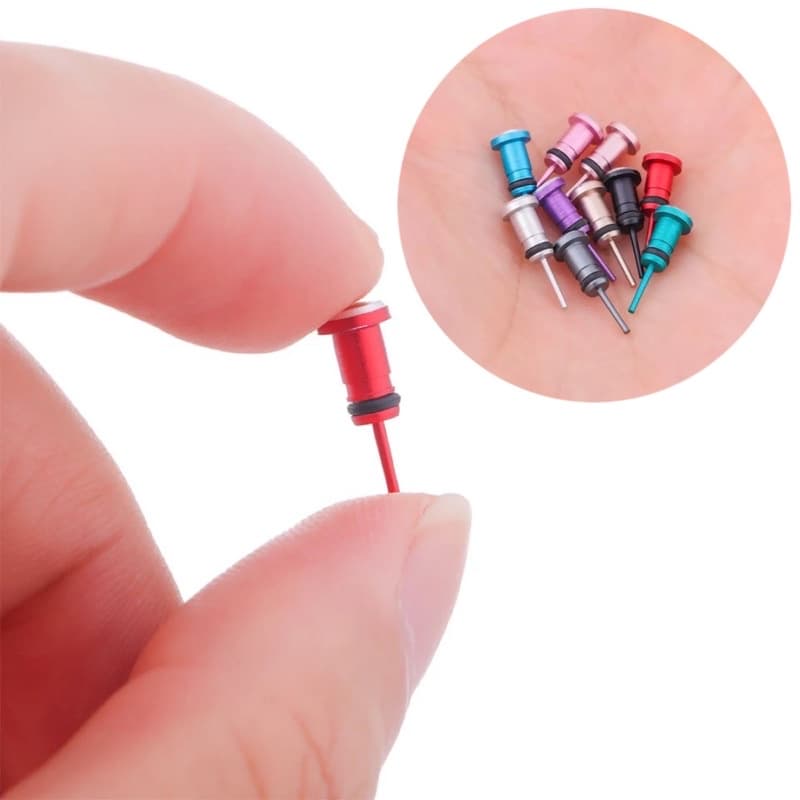 จุกกันฝุ่นหูฟังโทรศัพท์มือถือ แจ็ครูหูฟัง3.5มม. Android headphones Jack Dustproof Plug Aluminum alloy Earphone รูปที่ 9