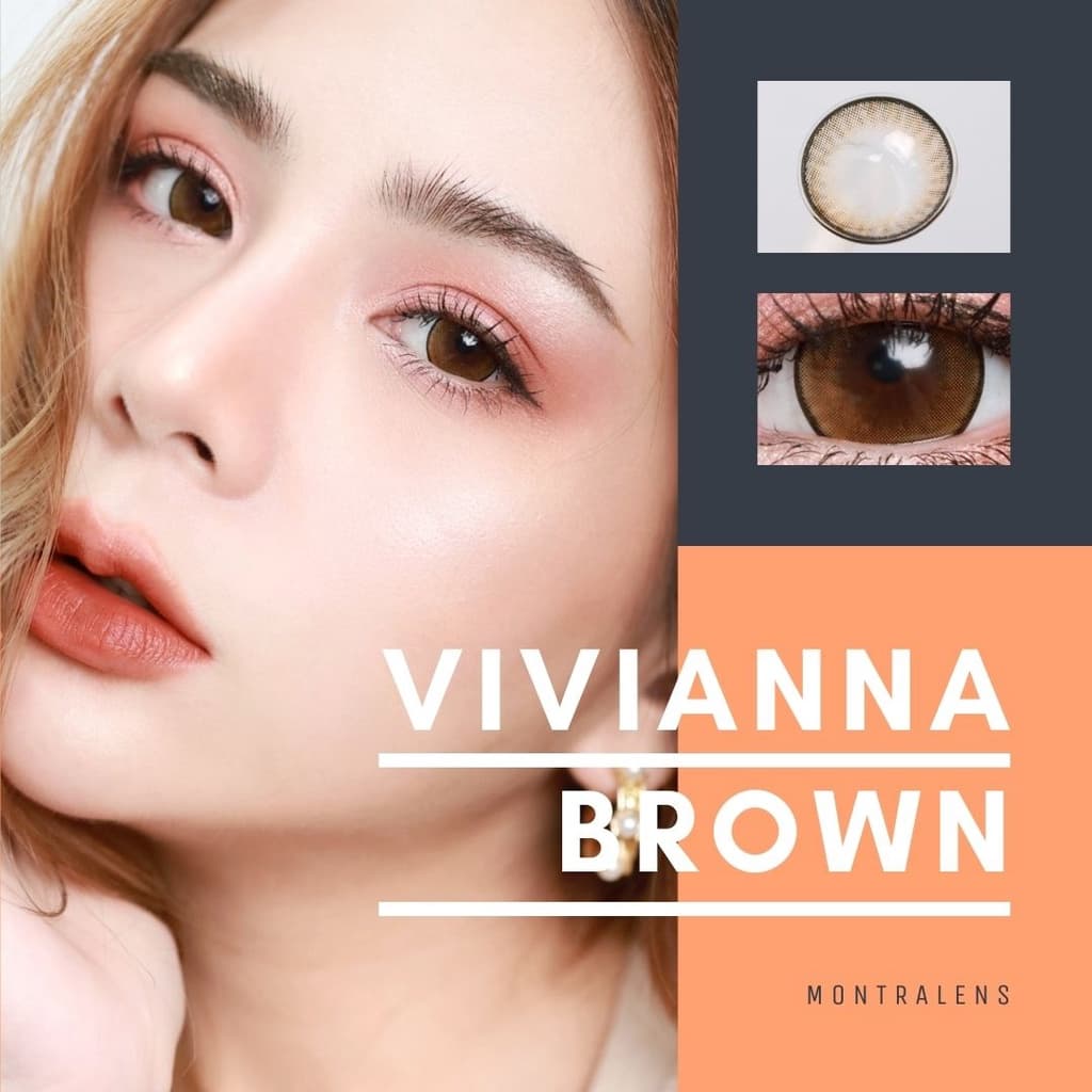 คอนแทคเลนส์Vivianna Brown / Gray / Black ขนาดบิ๊กอาย รูปที่ 3