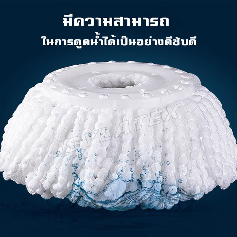 B5 - ผ้าไม้ถูพื้น ผ้าไมโครไฟเบอร์ แพ็ค5ผืน ผ้าม็อบ ไม้ถูพื้นอัตโนมัติ ทนทาน ผ้าม็อบ ผ้าม๊อบ อะไหล่ผ้าม๊อบ รูปที่ 5