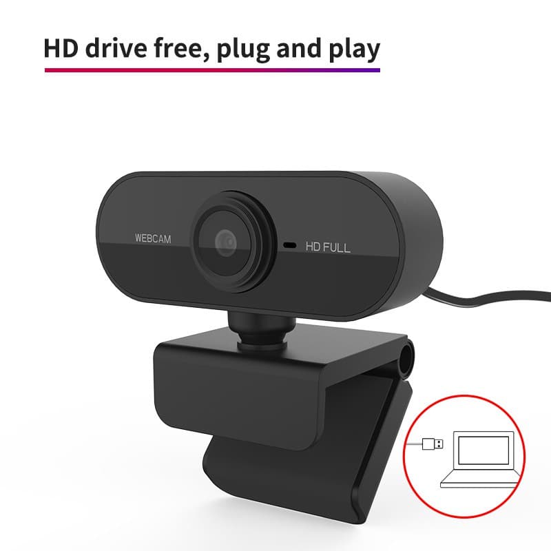 กล้องเว็บแคมชัด! 1080P HD Auto Focus พร้อมไมค์ในตัว ] คอมพิวเตอร์ กล้อง Webcam 1080p Full HD ไม่ต้องลงไดรเวอร์ รูปที่ 4