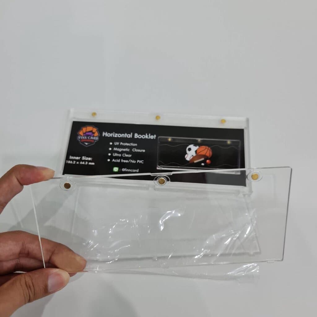 Finncard Booklet Magnet มี2แบบคือ Vertical และ Horizontal มีฟิล์มกันรอย รับประกันความใส MNBL รูปที่ 7