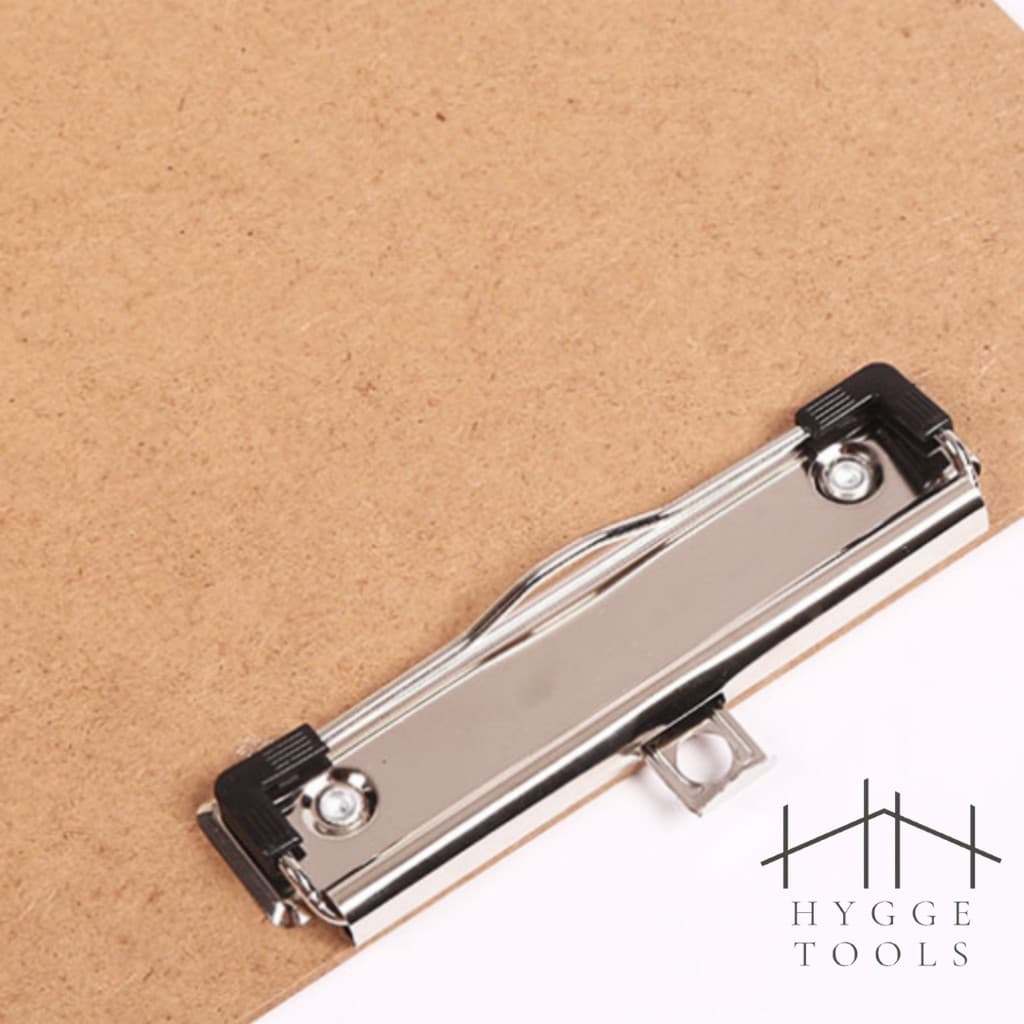 Clipboard คลิปบอร์ด คลิปบอร์ดไม้ Clipboard A4 A5 สีน้ำตาล รูปที่ 2