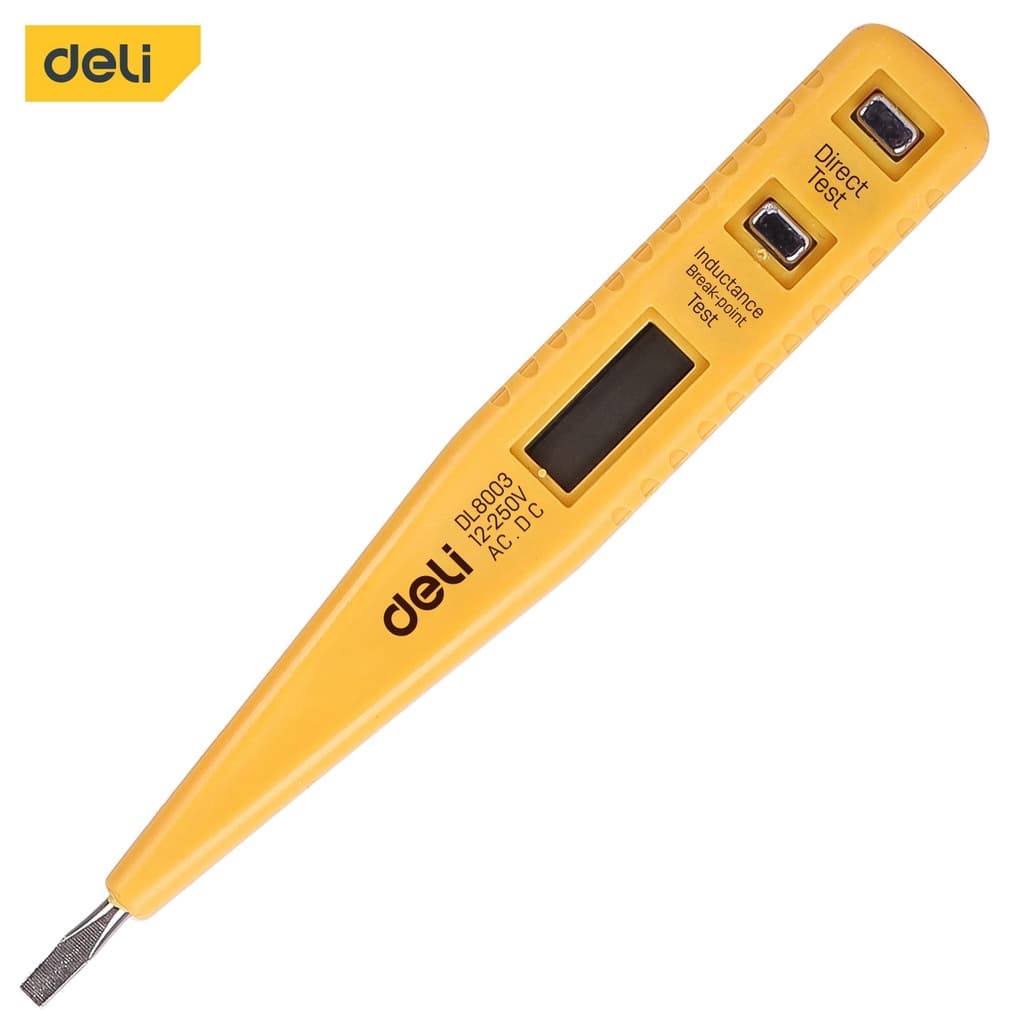 Deli ปากกาวัดไฟ ปากกาเช็คไฟ ปากกาทดสอบไฟฟ้า 1000V แบบไม่สัมผัส Non-Contact มีเสียงแจ้งเตือน Voltage Tester รูปที่ 8