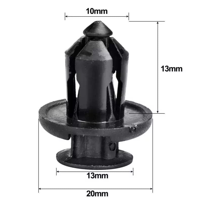 SKU-A089 พุกพลาสติก ซุ้มล้อ แผงปิดใต้ห้องเครื่อง กระจังหน้า แผ่นบังหม้อน้ำ Honda ทุกรุ่น รูปที่ 5