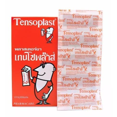 TENSOPLAST / Tigerplast พลาสเตอร์ยา เทนโซพล๊าส กล่อง 100 ชิ้น รูปที่ 2