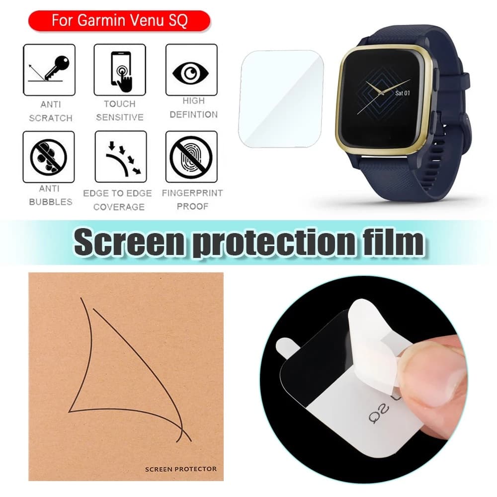 jansin ฟิล์ม Garmin Venu Sq 2 ฟิล์มกันรอย ฟิล์มกระจก ฟิล์ม TPU Film สําหรับ garmin venu sq sq 2 sq 2 music สมาร์ทวอทช์ รูปที่ 5