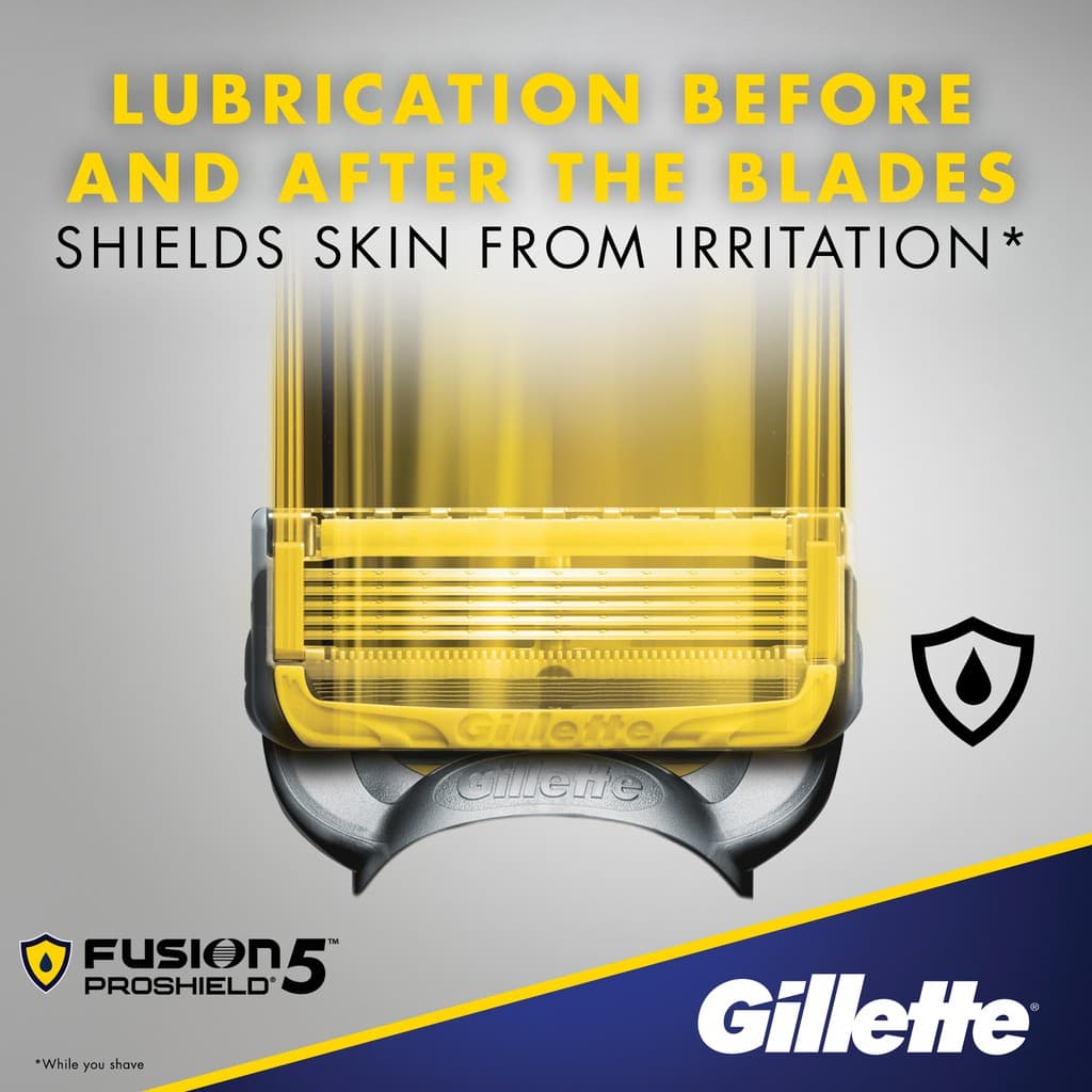 ยิลเลตต์ ฟิวชั่น โปรชิลด์ ใบมีดโกน แพ็ค 4 ชิ้น Gillette Fusion Proshield Blade 4 Cartridges Refills รูปที่ 5