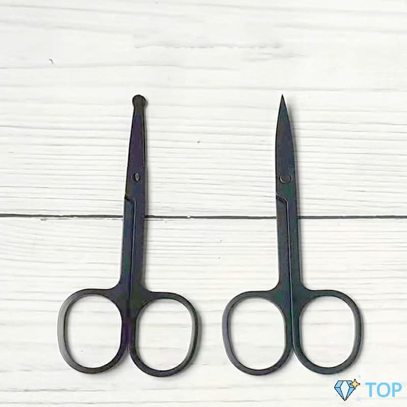 กรรไกรความงาม ตัดขนจมูก ตัดขนคิ้ว สแตนเลส ใช้ได้หลายอย่าง beauty scissors รูปที่ 4