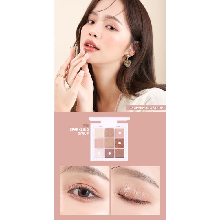 MEILINDA Glitter Shot Shadow พาเลทท์อายแชโดว์ รูปที่ 7