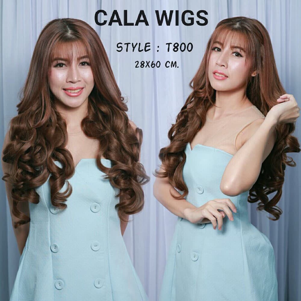 แฮร์พีชcalawigsราคาส่ง รหัสT800 กว้าง28cmยาว60cmชิ้นหนาพิเศษไหมด้านเหมือนผมจริง แฮร์พีชลอนยาว รูปที่ 7