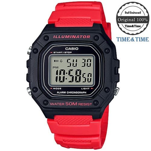 นาฬิกา CASIO รุ่น W-218H สินค้าใหม่ ของแท้ รับประกัน 1 ปี ใส่ได้ทั้งผู้ชายและผู้หญิง รูปที่ 6