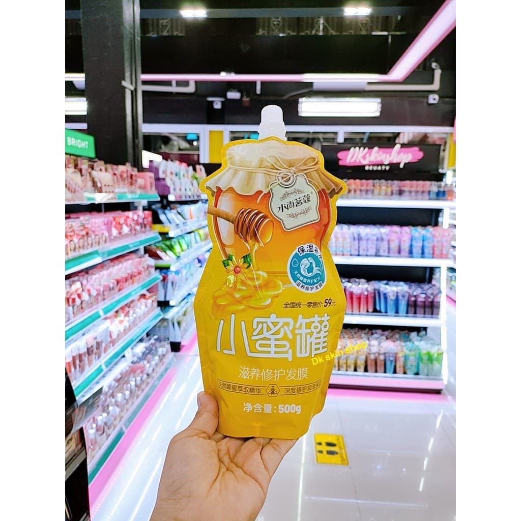 ทรีทเม้นบำรุงผมสูตรน้ำผึ้งแท้&เคราตินเข้มข้น/ขนาด500ml รูปที่ 6