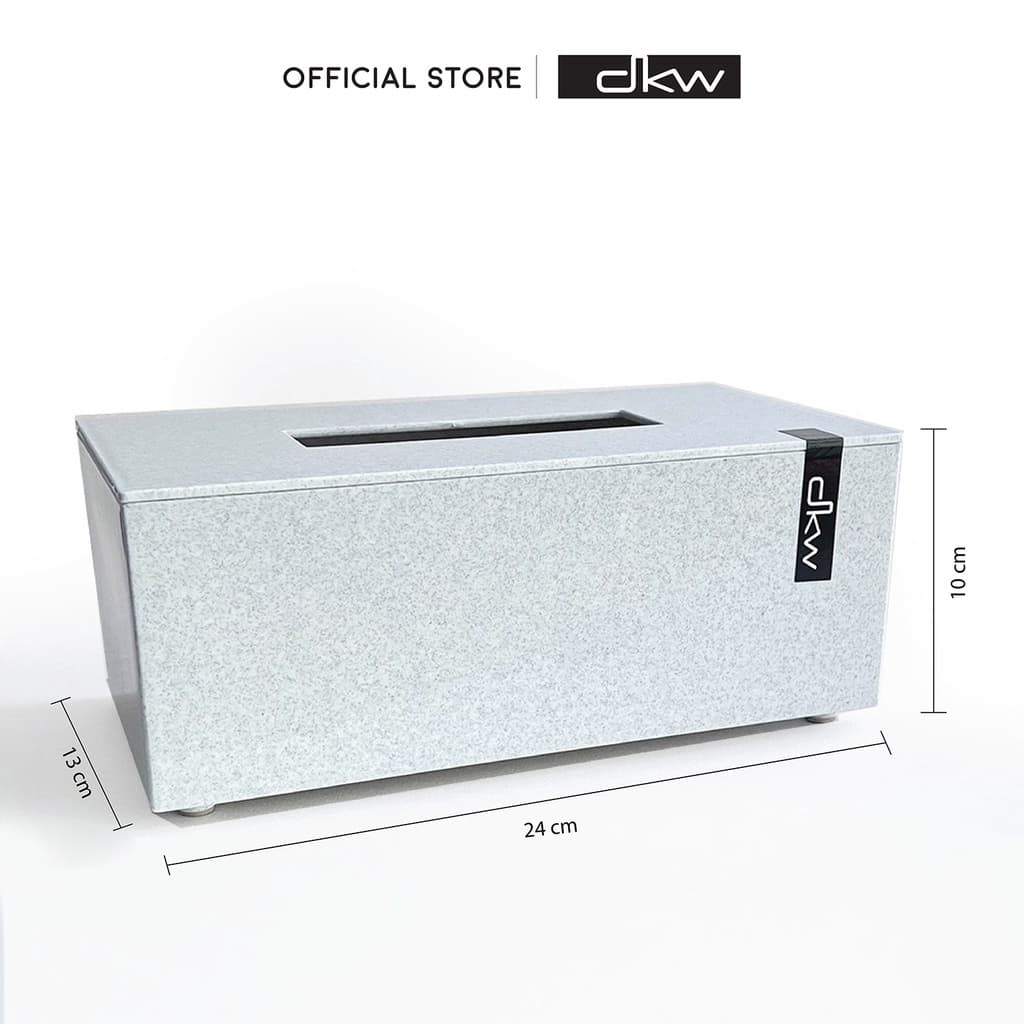 DKW HH-3020 กล่องกระดาษทิชชู Marble ทรงผืนผ้า กล่องทิชชู่ ที่ใส่ทิชชู รูปที่ 6