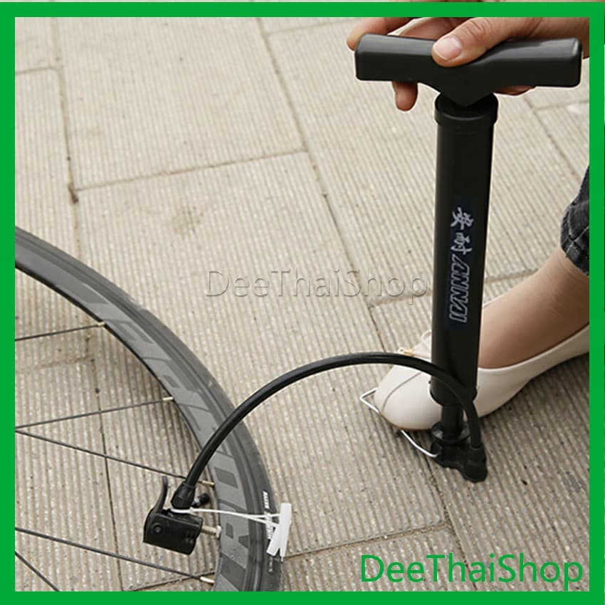 Dee Thai เครื่องสูบลม ที่สูบลมมือ ที่สูบลมจักรยาน เติมลมยาง ที่สูบลม มอเตอร์ไซค์ Inflator รูปที่ 7