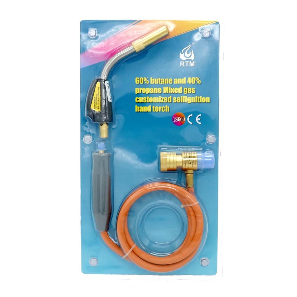 หัวเชื่อม Hand-torch รุ่น มีสาย RTM-1S660 ใช้ต่อกับแก๊สกระป๋อง เชื่อมโลหะ ทองแดง เหล็ก อลูมิเนียม เงิน ทอง รูปที่ 8