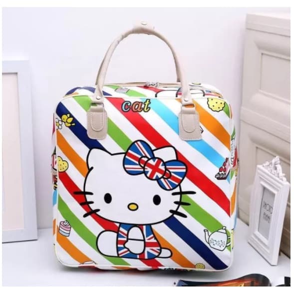 กระเป๋าเดินทาง กระเป๋าเดินทาง ลายการ์ตูนน่ารัก hello kitty 07 กระเป๋าเดินทางกันน้ำขนาดใหญ่ลายการ์ตูนน่ารัก รูปที่ 3