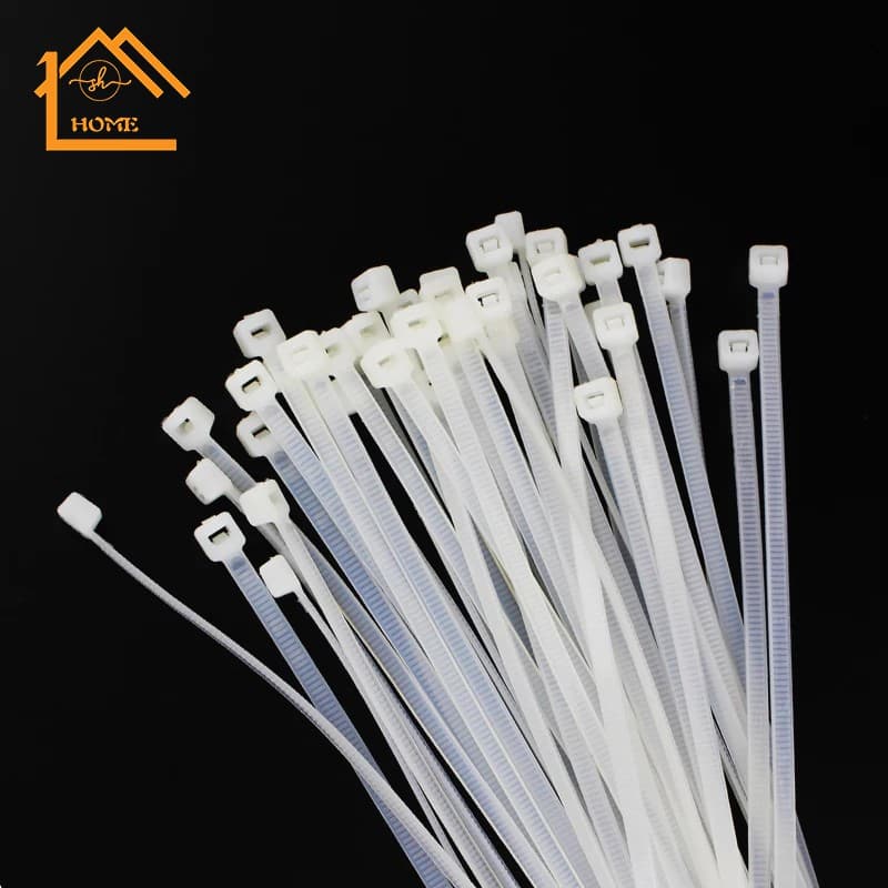 เคเบิ้ลไทร์ สายรัดพลาสติกไนล่อน เข็มขัดรัดสายไฟ หรือ หนวดกุ้ง(Nylon Plastic Cable Ties, Zip รูปที่ 1