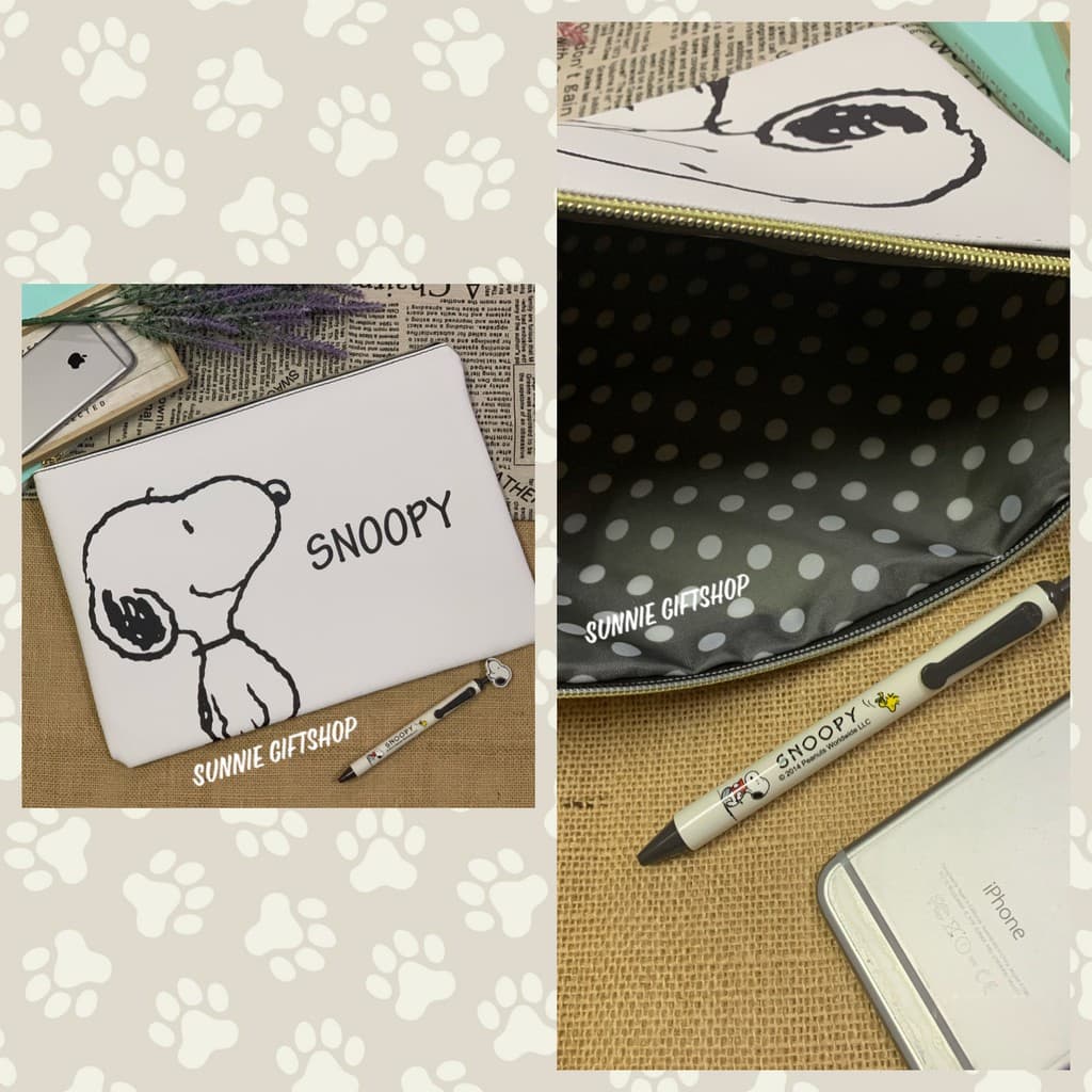 กระเป๋าหนัง PU ลายการ์ตูน สำหรับใส่เอกสาร Notebook ขนาด A4 รูปที่ 4
