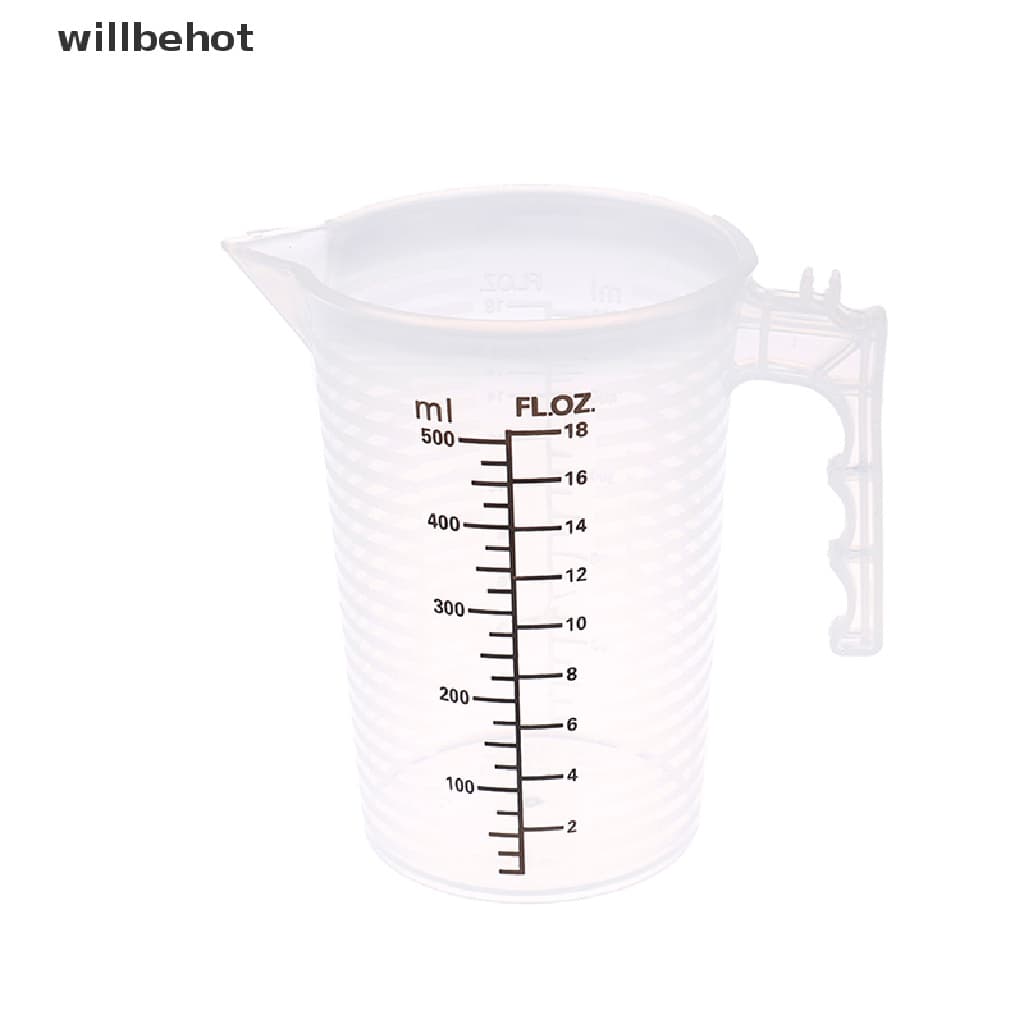 Willbehot ถ้วยตวงใส 100/250/500 ml. พร้อมผ้าคลุมอย่างดีสําหรับทําเบเกอรี่ รูปที่ 6