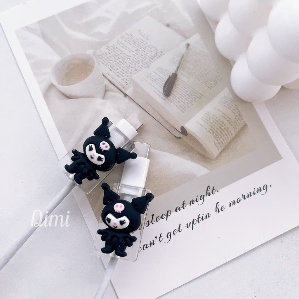 Cable Bite TPU นิ่ม ที่กันสายหัก ลายการ์ตูน cable protector สำหรับ สายชาร์จ iP/Android/Type-C รูปที่ 5