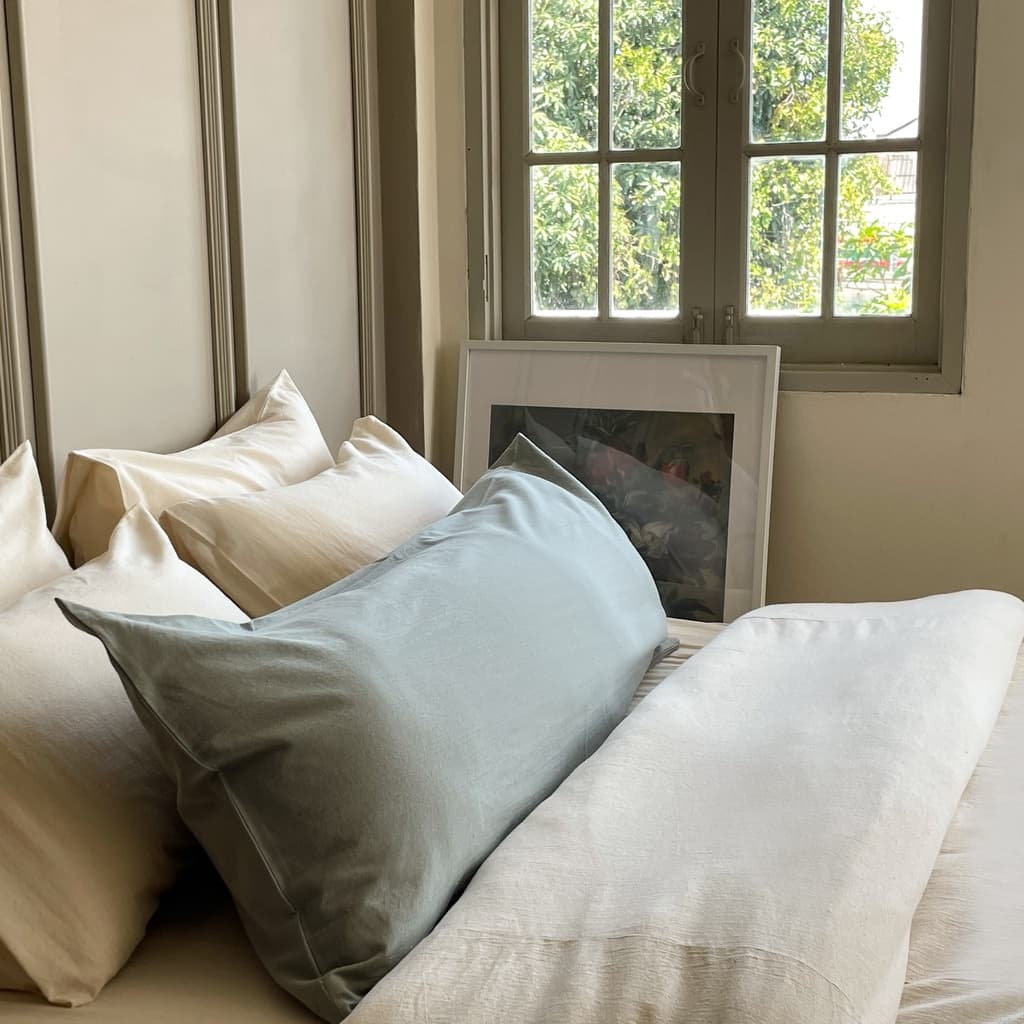 ปลอกหมอนบอดี้ Solstice Home สีพื้น ปลอกหมอนยาว ผ้าฝ้ายสไตล์ญี่ปุ่น - มินิมอล Body Pillowcase ทำจากผ้าฝ้าย 100% รูปที่ 4