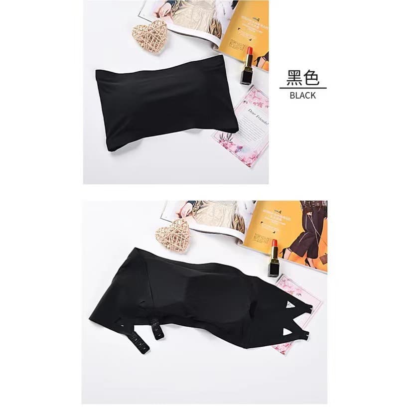 #035 เกาะอกตะขอหลัง ผ้า ice silk ฟองน้ำถอดได้ ผ้าดี ใสสบาย รูปที่ 6