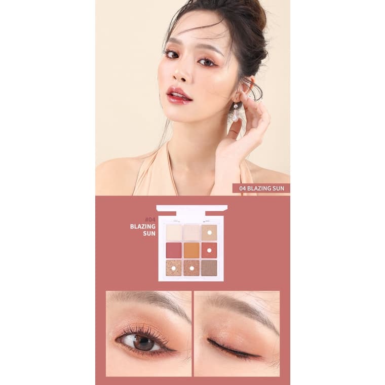 MEILINDA Glitter Shot Shadow พาเลทท์อายแชโดว์ รูปที่ 9