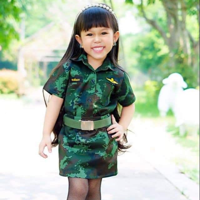 ชุดทหารลายพลางเด็กหญิง รูปที่ 4