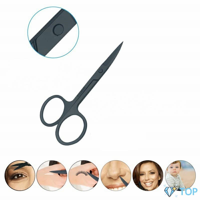 กรรไกรความงาม ตัดขนจมูก ตัดขนคิ้ว สแตนเลส ใช้ได้หลายอย่าง beauty scissors รูปที่ 3