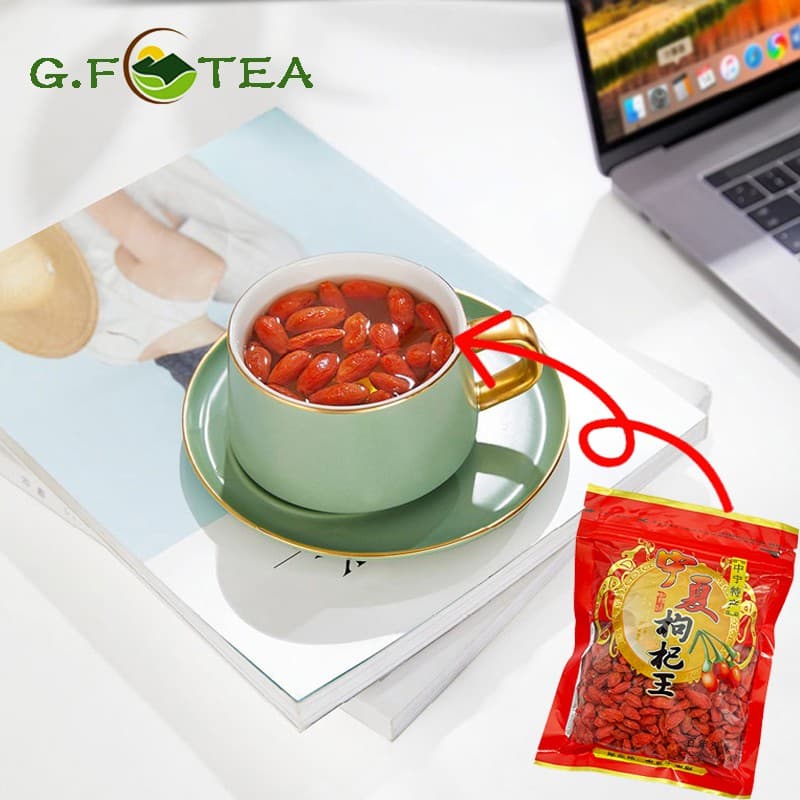 โกจิเบอร์รี่ เก๋ากี้ 宁夏枸杞 100g-500g มีวิตามินซีและสารอินทรีย์อื่น เม็ดใหญ่ เกรดA อบแห้งกินดิบได้ รูปที่ 8