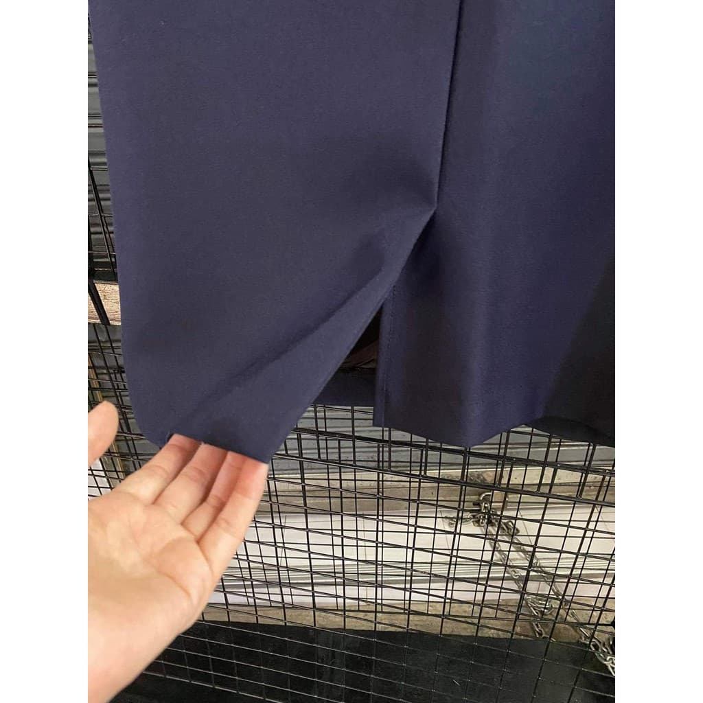 เสื้อซาฟารี ทรงสูท เนื้อผ้า วาเลนติโน่ สี ดำ กรม ขาว มีกางเกง เอว 28-44“ แยกขาย รูปที่ 3