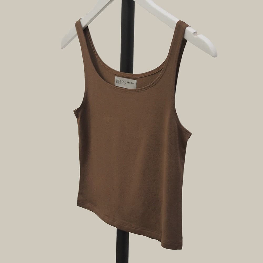 maison KEEPS | You Cropped Tank Top | เสื้อคล้ามครอป คอยู รูปที่ 9